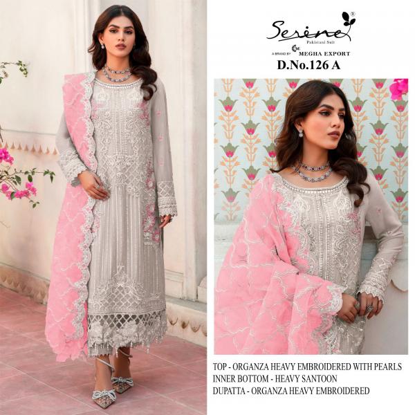 Serine S 126 A To D Exclusive organza Designer Pakistani Suit Collection